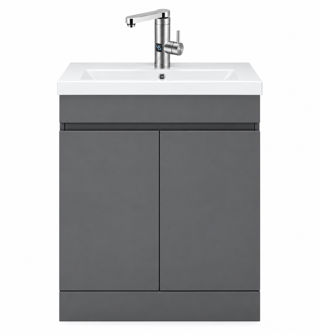 500mm Grey No-Plumbing Sink Unit – 10L
