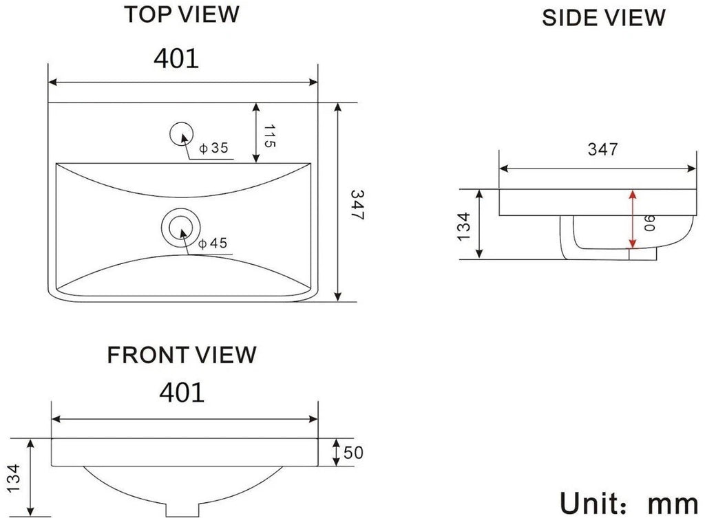 400mm Upgraded Single-Door No Plumbing Sink with 4L System