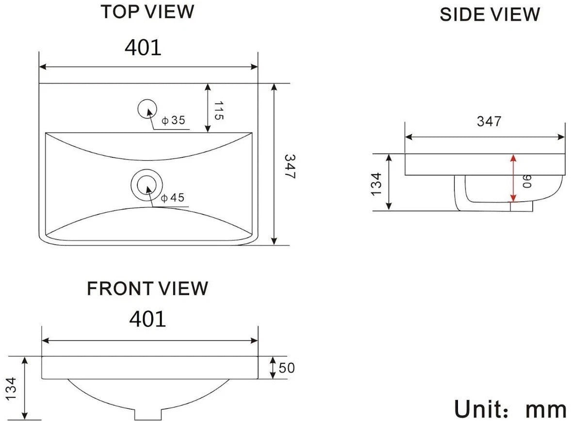 400mm Upgraded Single-Door No Plumbing Sink with 4L System