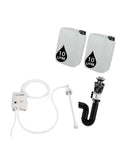 FlexiRinse Solutions no-plumbing sink kit without a tap, available with 4L to 25L clean-water and wastewater containers